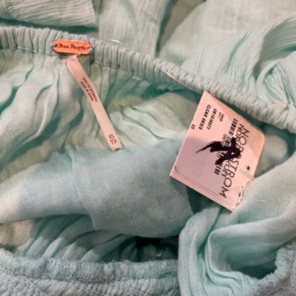 Free People Perfect Day Mini Dress with Smocking Details in Clear Skies Blue – S - Picture 6 of 8